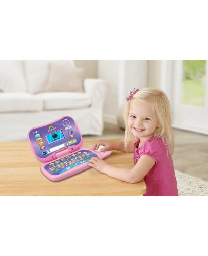 Образователна играчка Vtech - Лаптоп, розов - 3