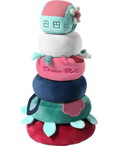 Образователна играчка Babyono - Play More, Dream Mill, розова - 1
