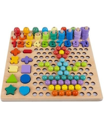 Образователна играчка Kruzzel - Пъзел с числа - 2