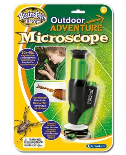 Образоваелна играчка Brainstorm Outdoor Adventure - Микроскоп  - 1
