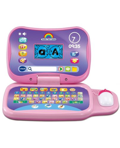 Образователна играчка Vtech - Лаптоп, розов - 2