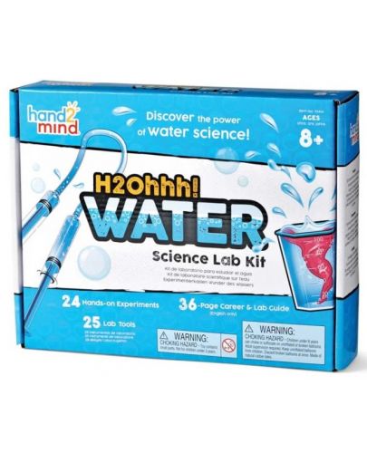 Образователен научен комплект Educational Insights - 24 опита с вода - 1