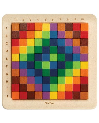 Образователна игра PlanToys - Сто кубчета - 3