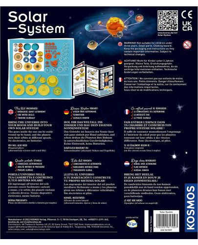 Образователен комплект Thames & Kosmos - Орбитална слънчева система - 2