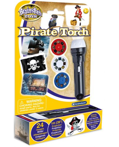 Образователна играчка Brainstorm - Фенерче с прожектор, Пирати - 3