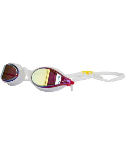 Очила за състезания и фитнес плуване Finis - Circuit 2, Red-yellow mirror - 1