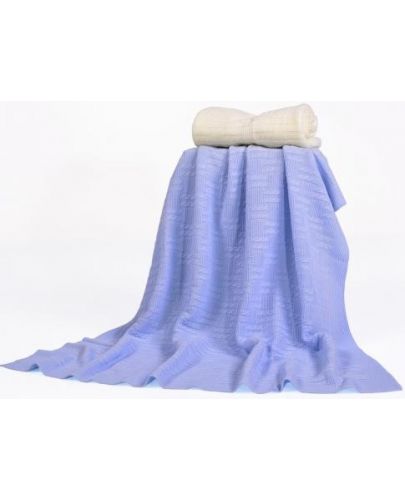 Одеяло Moni - 100 х 90 cm, синьо - 1