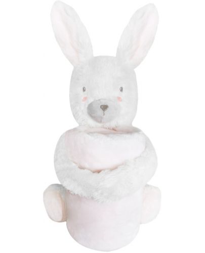 Одеяло с играчка Kikka Boo - Rabbits in Love - 1