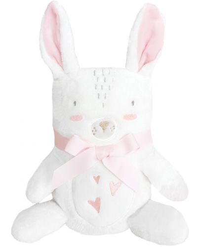 Одеяло с 3D бродерия Kikka Boo - Rabbits in Love, 75 x 100 cm - 1