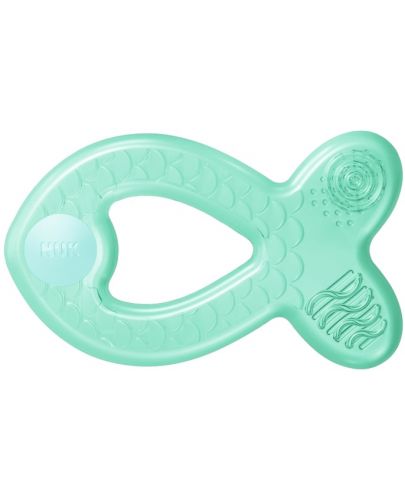 Охлаждаща чесалка за зъби Nuk - Рибка, зелена - 1