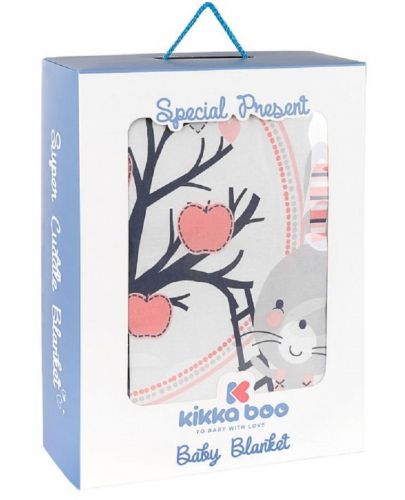 Олекотено одеяло Kikka Boo - Pink Bunny - 1