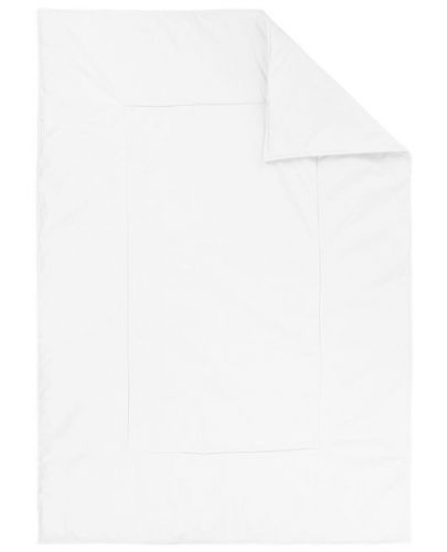 Олекотена завивка Kikka Boo - Бяла, ранфорс, 95 х 135 cm - 1