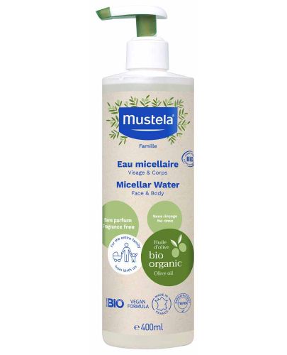 Органик мицеларна вода Mustela - 400 ml - 1
