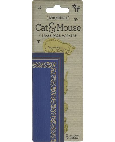Отметки за книги IF Vintage - Cat & Mouse, 4 броя - 1