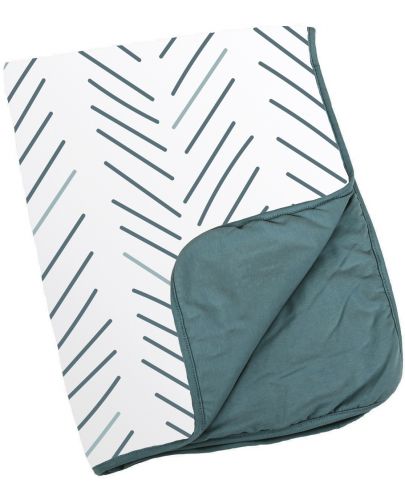 Памучно одеяло Doomoo Dream - Ethnic, зелено, 75 x 100 - 1
