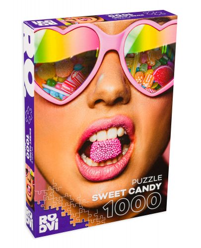 Пъзел Roovi от 1000 части - Сладки бонбони - 1
