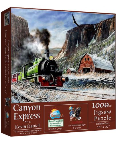 Пъзел SunsOut от 1000 части - Canyon Express - 1