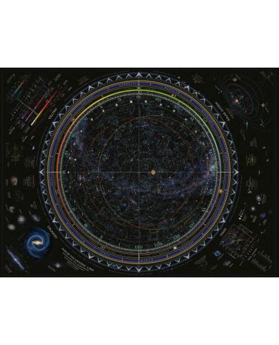 Пъзел Ravensburger от 1500 части - Карта на Вселената - 2