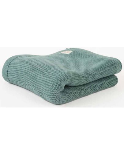 Памучно одеяло Cotton Hug - Органик, 80 х 100 cm, Салвия - 2