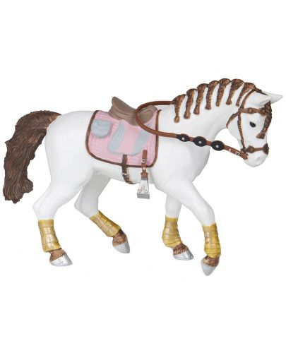 Фигурка Papo Horses, foals and ponies – Кон със сплетена грива - 1