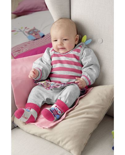 Памучен бебешки комплект Sterntaler - За момичета, 50 cm, 0-2 месеца - 2