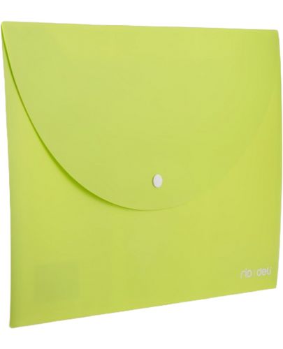 Папка с копче Deli Rio - E38131, А4, зелена - 1