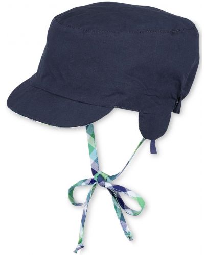 Памучна лятна шапка с UV 50+ защита Sterntaler - двулицева, 43 cm - 2