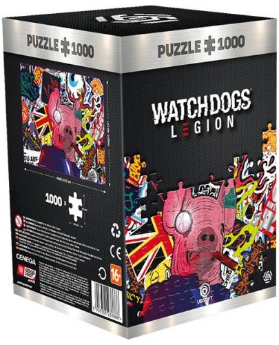 Пъзел Good Loot от 1000 части - Watch Dogs Legion: Pig Mask - 1