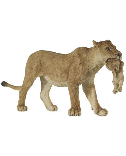 Фигурка Papo Wild Animal Kingdom – Лъвица с малко лъвче - 1