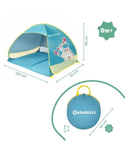 Палатка-типи Badabulle с UV защита, синя - 3