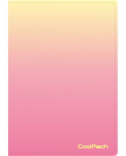Папка с 20 джоба Cool Pack - A4, Gradient Peach - 1