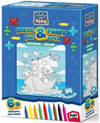 Пъзел за оцветяване Art Puzzle от 100 части - Кораб - 1