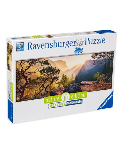 Панорамен пъзел Ravensburger от 1000 части - Парк Йосемити - 1