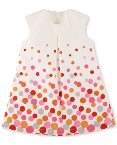 Памучна бебешка рокля Sterntaler - на точки, 86 cm, 12-18 месеца - 1