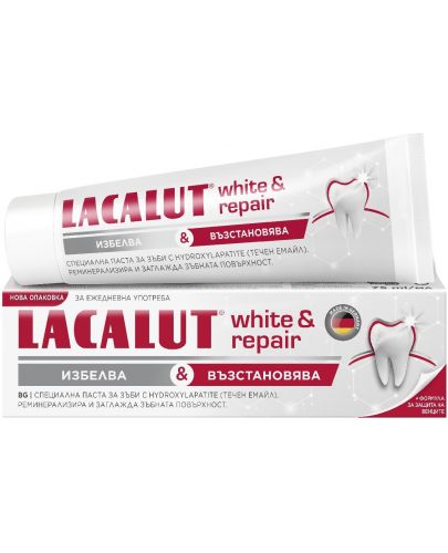 Lacalut White & Repair Паста за зъби, 75 ml - 1