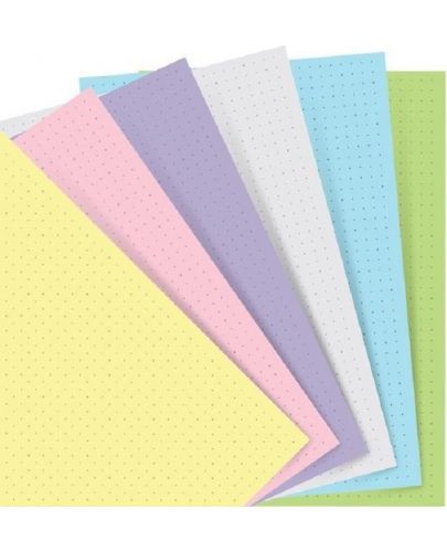 Пълнител за Notebook Filofax A5 - Пастелна хартия на точки - 1