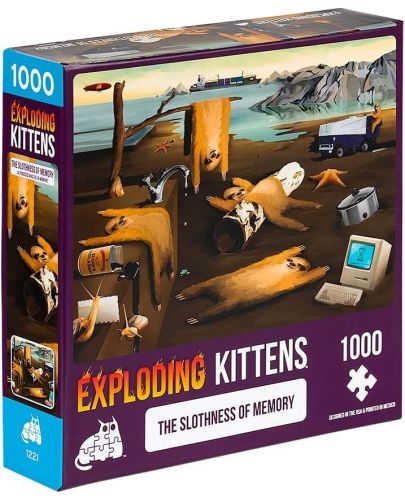 Пъзел Exploding Kittens от 1000 части - Леността на паметта - 1