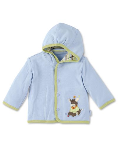 Памучно бебешко палтенце Sterntaler - С магаренце, 56 cm, 3-4 месеца - 1