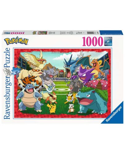 Пъзел Ravensburger от 1000 части - Pokémon - 1