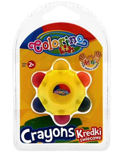 Пастел Colorino Kids - звезда, 6 цвята - 1