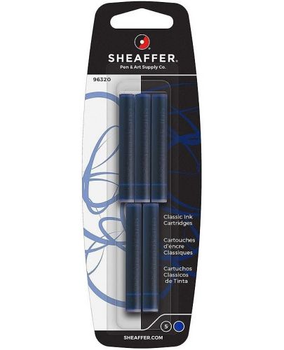 Патрончета за писалки Sheaffer - 5 броя, сини - 1