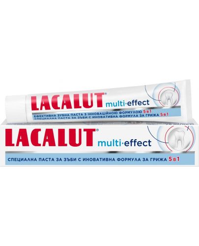 Lacalut Паста за зъби Multi-effect, 75 ml - 1