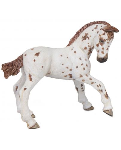Фигурка Papo Horses, Foals And Ponies – Конче, порода Апалуза, кафяво - 1