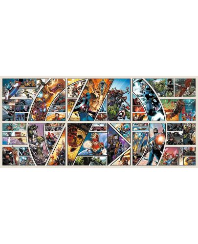 Панорамен пъзел Trefl от 9000 части - Marvel: Из комикс Вселената - 2