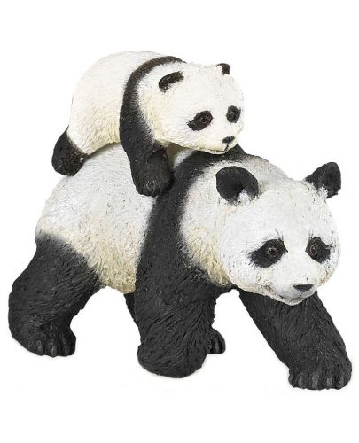 Фигурка Papo Wild Animal Kingdom – Панда с малкото си - 1