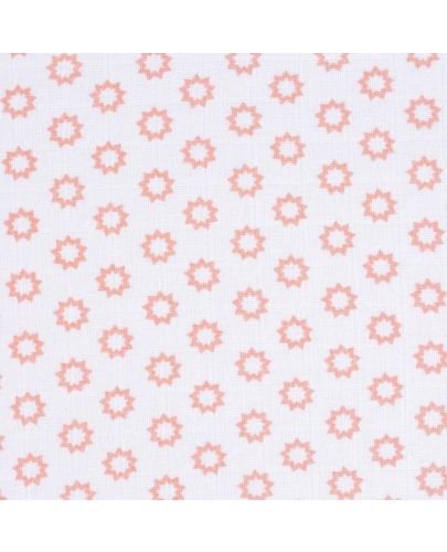 Памучни пелени Lassig - Little Chums, Light Pink, 85 x 85 cm, 3 броя - 5
