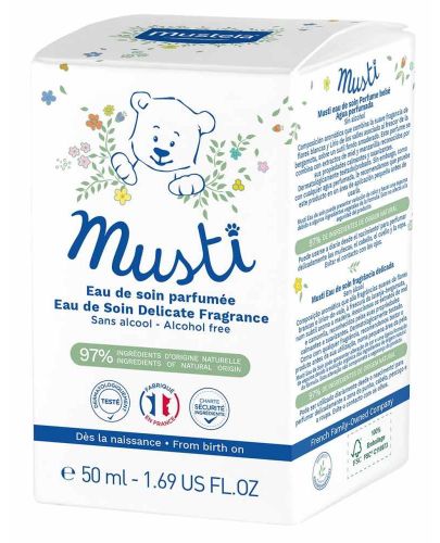 Парфюмна вода за бебета и деца Mustela Musti - 50 ml - 3