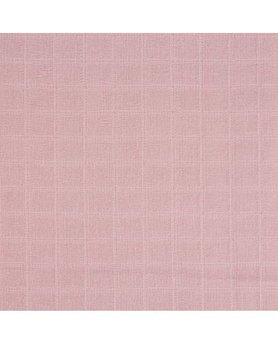 Памучни пелени Lassig - Little Chums, Light Pink, 85 x 85 cm, 3 броя - 4