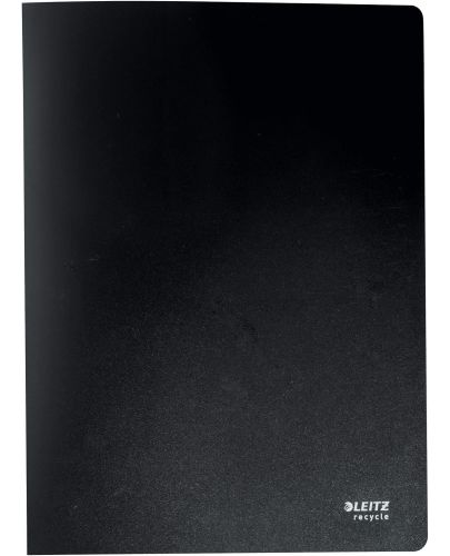 Папка Leitz - С 20 джоба, А4, черна - 1