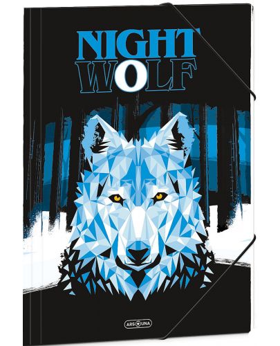 Папка с ластик Ars Una Nightwolf - А4 - 1